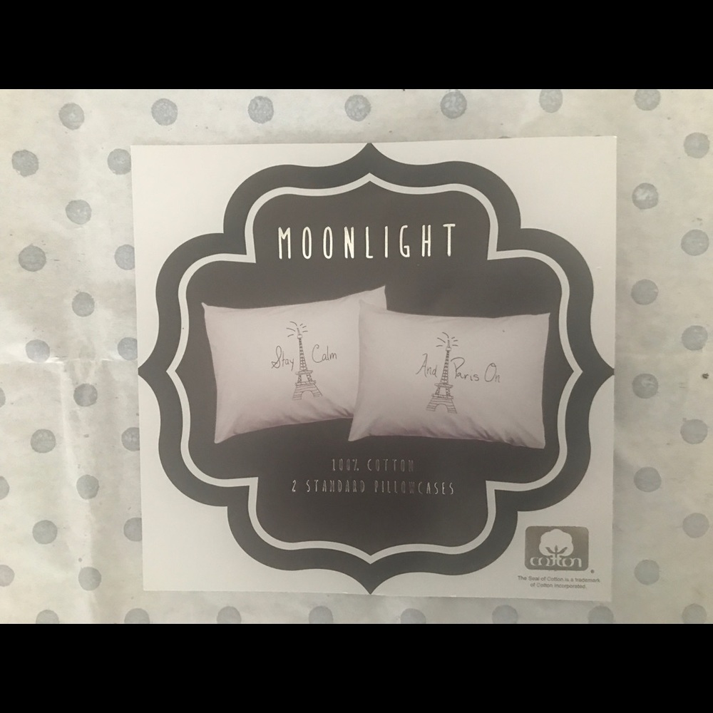 Paris Standard Pillow Case Set